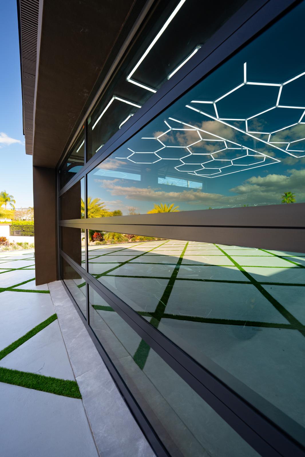 Interior glass detail